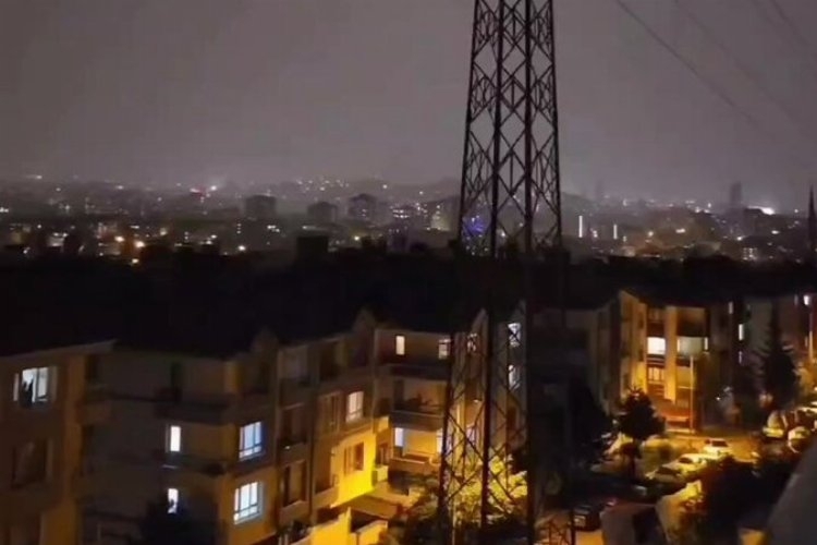 Ankara'ya Sağanak Yağmur
